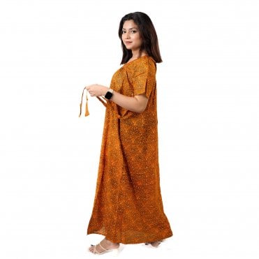 Women's Printed Cotton Nightie - ML 82184