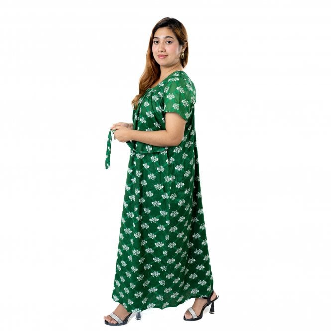 Women's Printed Cotton Nightie - ML 82189