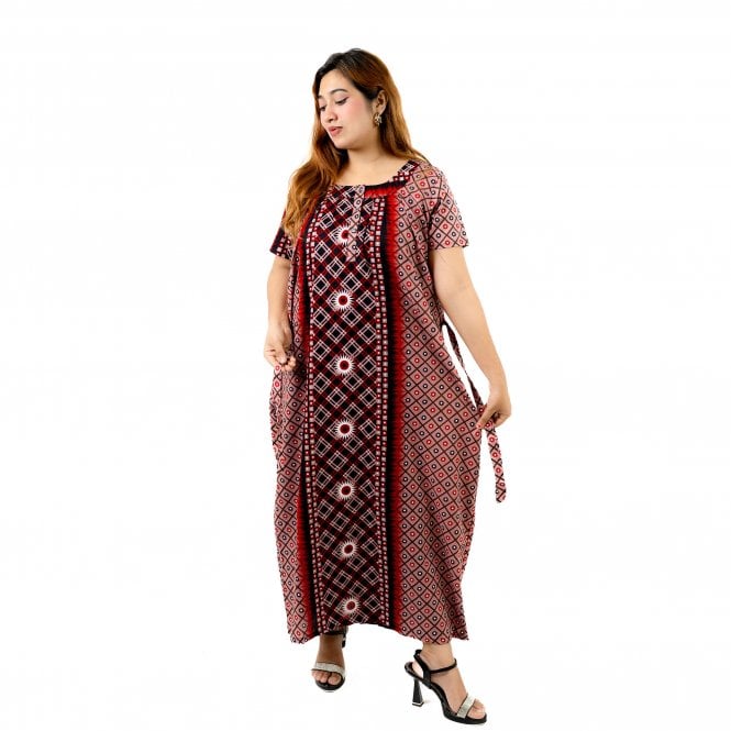 Women's Printed Cotton Nightie - ML 82191