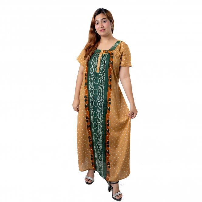 Women's Printed Cotton Nightie - ML 82199