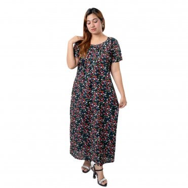 Women's Printed Cotton Nightie - ML 82207