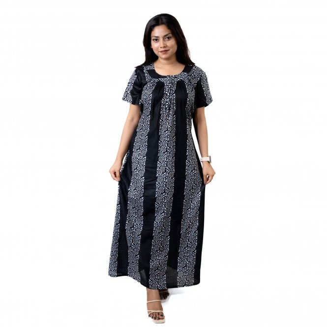 Women's Printed Cotton Nightie - ML 82214