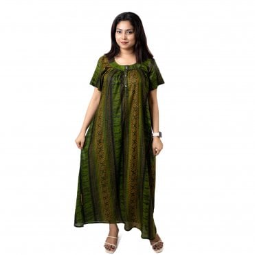 Women's Printed Cotton Nightie - ML 82223