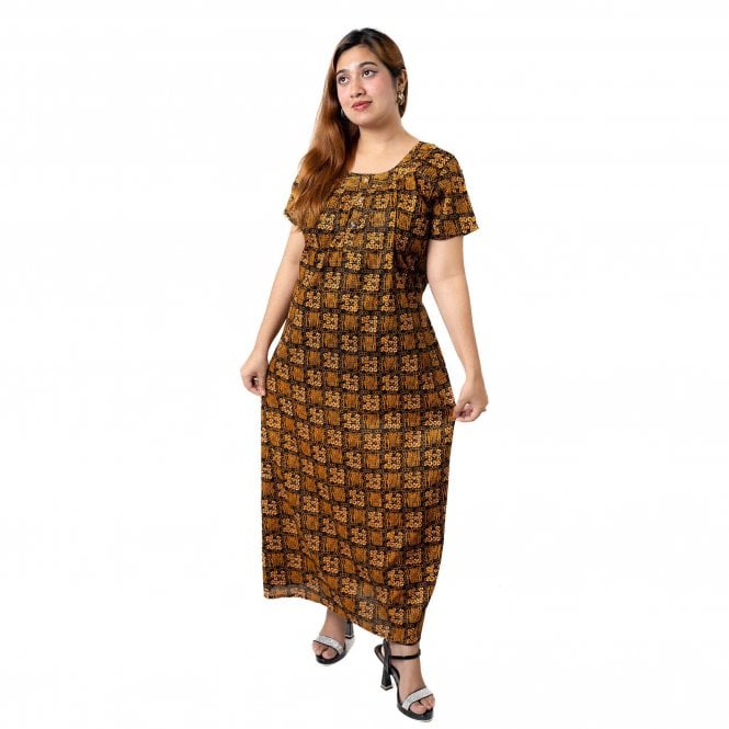 Women's Printed Cotton Nightie - ML 82224