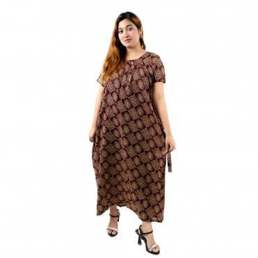 Women's Printed Cotton Nightie - ML 82235