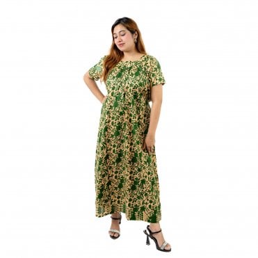 Women's Printed Cotton Nightie - ML 82241