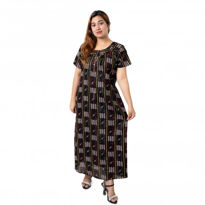Women's Printed Cotton Nightie - ML 82244