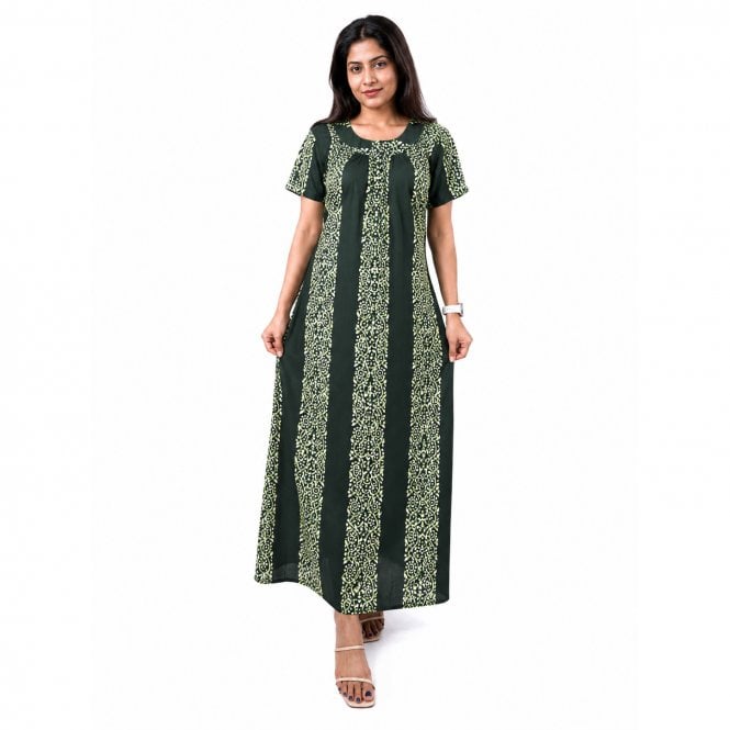 Women's Printed Cotton Nightie - ML 82248